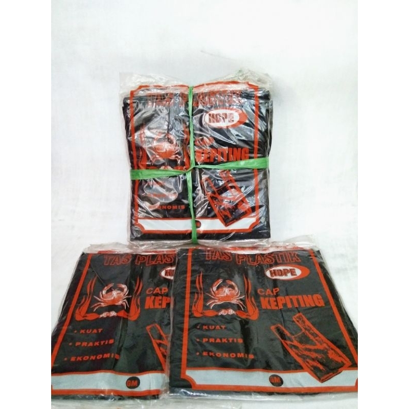 KRESEK KEPITING 01X15X30 / KANTONG PLASTIK / KRESEK SAMPAH / KRESEK KECIL HITA