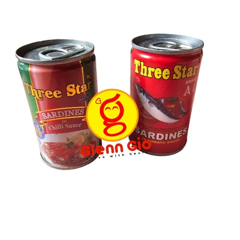 

Sarden Kaleng Siap Saji Three Star King Fisher 155 gr