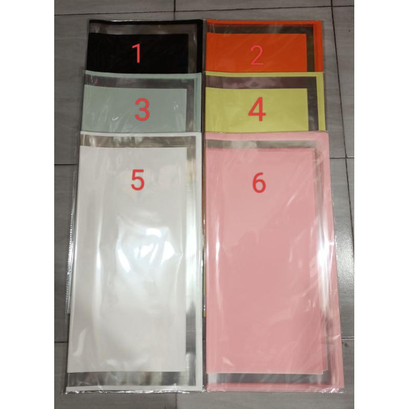 

cellophane / kertas buket