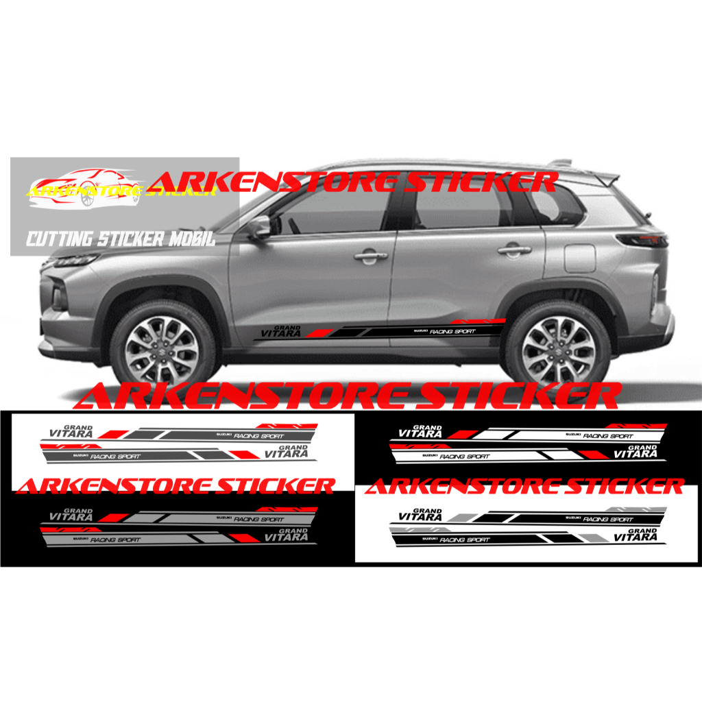 Sticker suzuki grand vitara sticker stiker mobil grand vitara sticker list grand vitara