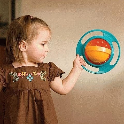 READY ( Mangkok Anti Tumpah ) Gyro Bowl Tutup Rapat