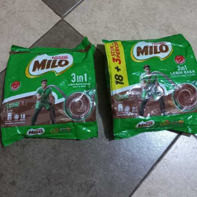 

MILO MALAYSIA 3 in 1 (21stik) MILO 3in1 NEW PACKING