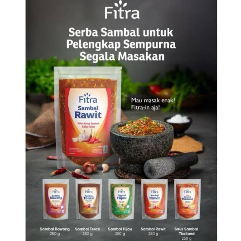 

FITRA Sambel Instan 250 Gram