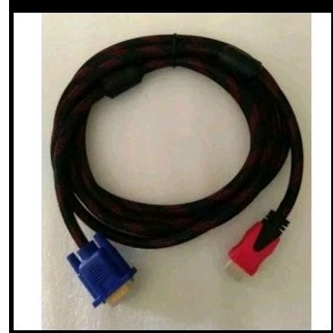 Kabel HDMI To VGA Panjang 5 Meter Baru