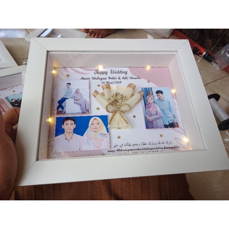 frame 3d pop up ukuran 10r 25x30 cm