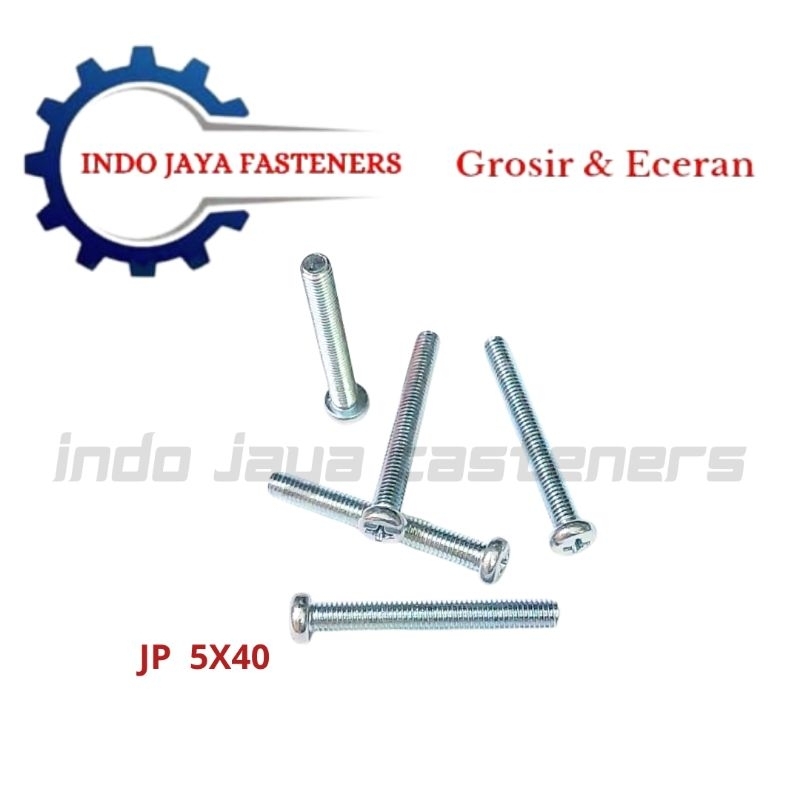 Baut JP M 5 x 40 Baut Philip M5 x 40mm