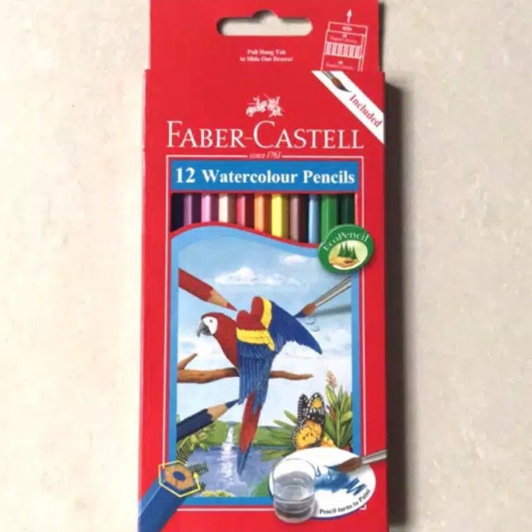 

KODE K7U5 Pensil Warna Watercolour Faber Castell 12 Warna Panjang