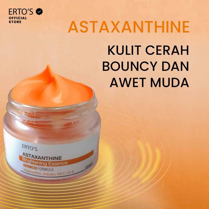 ERTO'S Astaxanthine Cream Krim Siang Mencerahkan Glowing  Brightening Whitening Cream Moisturizer Pe