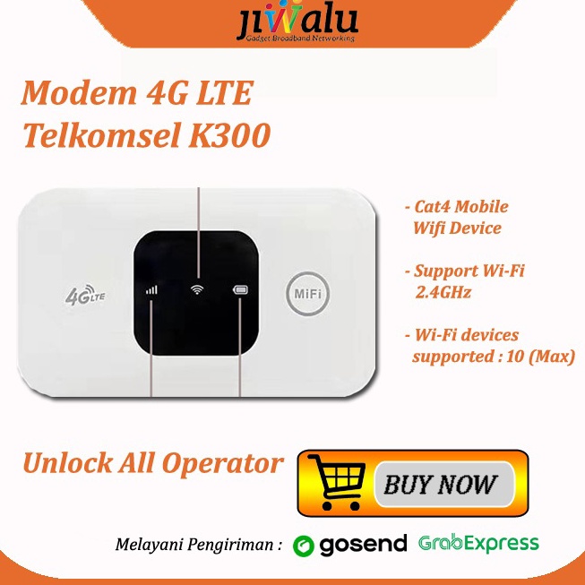 Modem Wifi Mifi Telkomsel 4G Lte Unlock All Operator K3 x I7V6