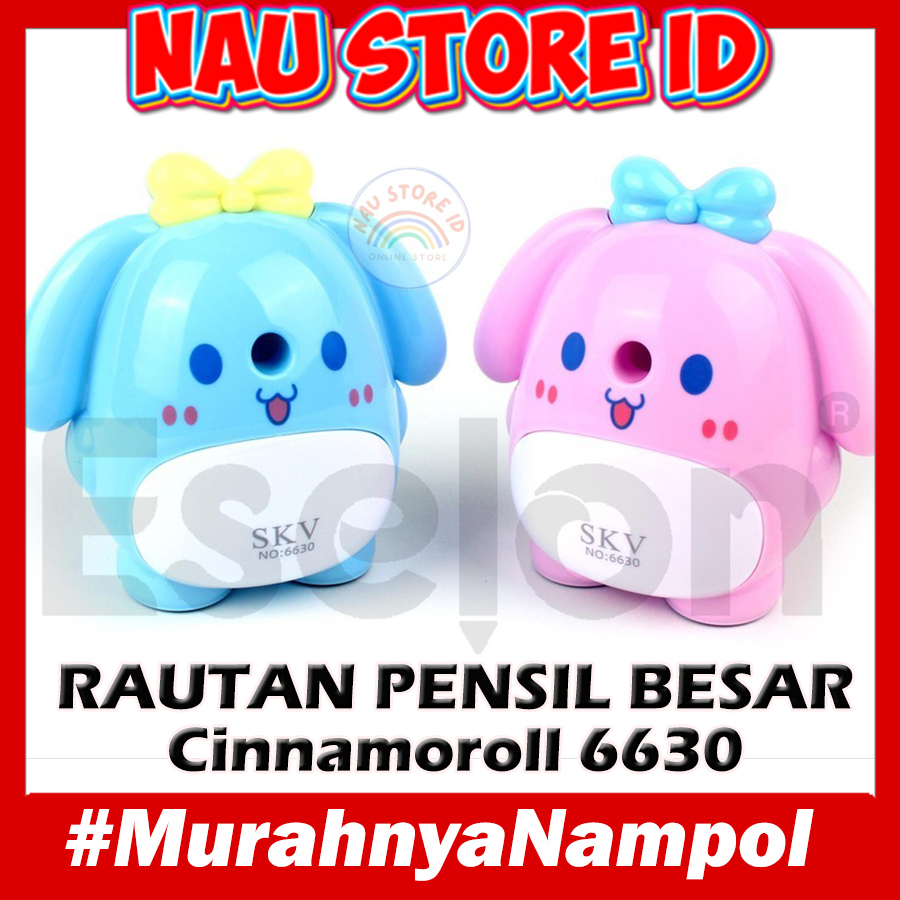 

[ RAUTAN PENSIL BESAR ] RAUTAN PENSIL PUTAR SERI SANRIO / Rautan Meja SANRIO SKV.6630/ Rautan Meja Fancy - ATK - NAU STORE ID