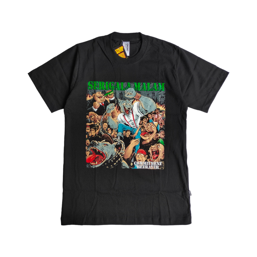 TSHIRT SERIGALA MALAM - COMITMENT BETRAYER