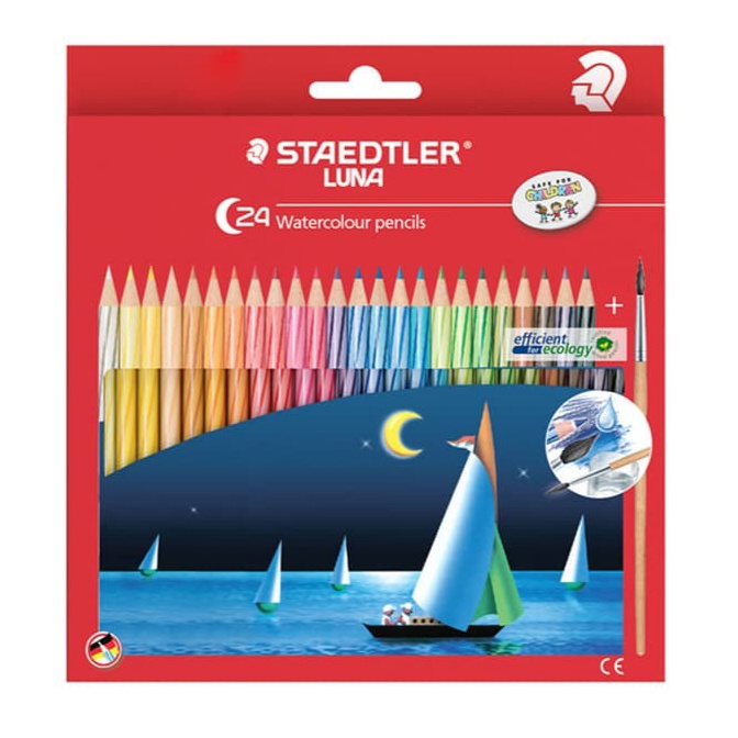

KODE Q1W7 Pensil Warna Staedtler Luna 24 Warna Watercolour