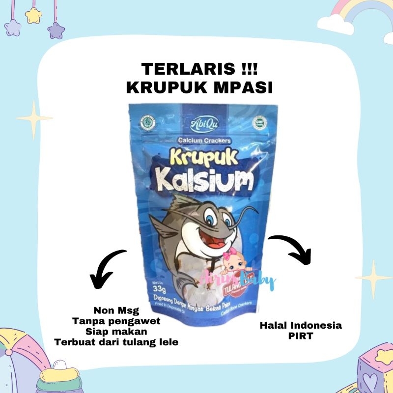 

[SIAP MAKAN] KERUPUK KRUPUK KALSIUM TULANG LELE ABIQU SNACK CEMILAN CAMILAN MPASI SEHAT abon mpasi abon bayi