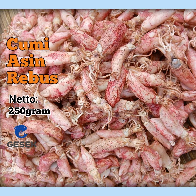 

Cumi Asin Rebus 250gram Size 4-6cm