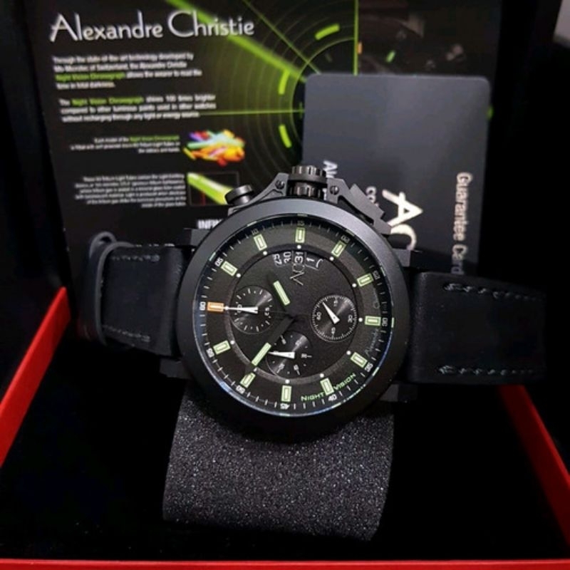 Jam Tangan Pria Alexandre Christie Night Vision 9200-NMC