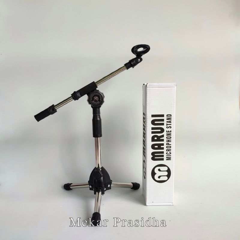 Stand Mic Stainless Steel Stand Mic Pendek Stand Mic Hadroh Stand Mic Maruni FREE Holder Mic