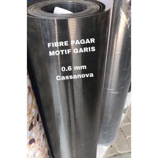 Cashback PLASTIK PAGAR Hitam  Putih Motif GARIS  Tinggi 1 mtr  Plastik Penutup Pagar  Fibre pagar