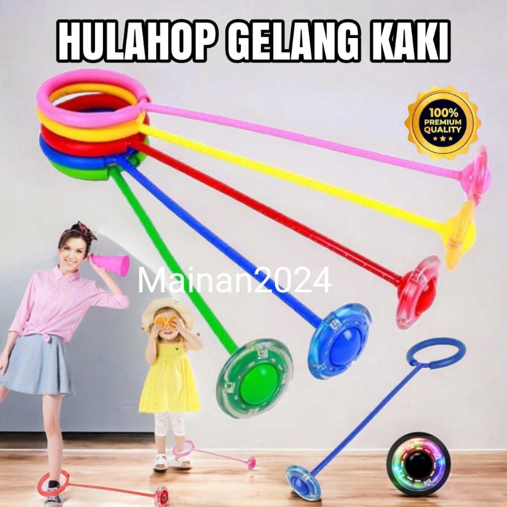 Mainan anak Hulahop Gelang Kaki Led  Lompat Kaki Hulahop Harga Promo