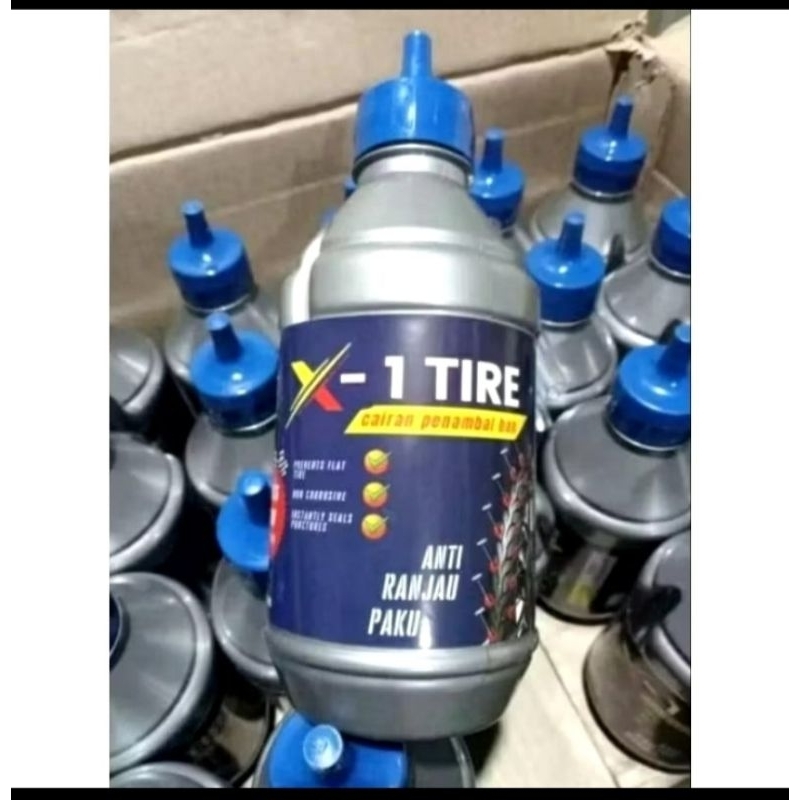 Cairan Ban tubles X-1 Tire Cairan tubles paket (10 botol) 350 ML