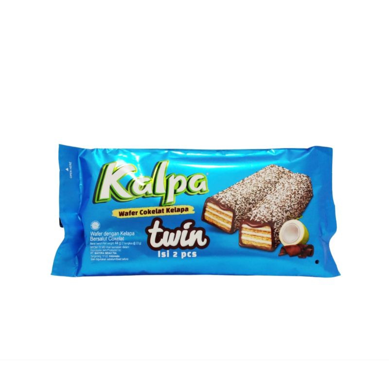 

Kalpa Twin wafer coklat kelapa 2x22gr