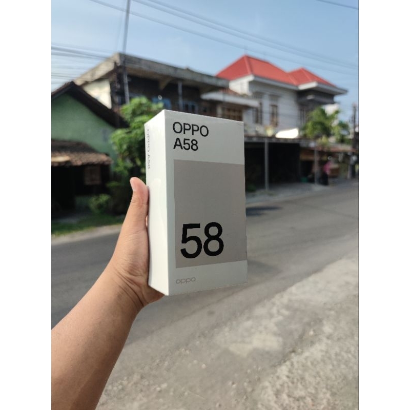 (BARU/NEW) Oppo A58 ram 8/128 Fullset Segel