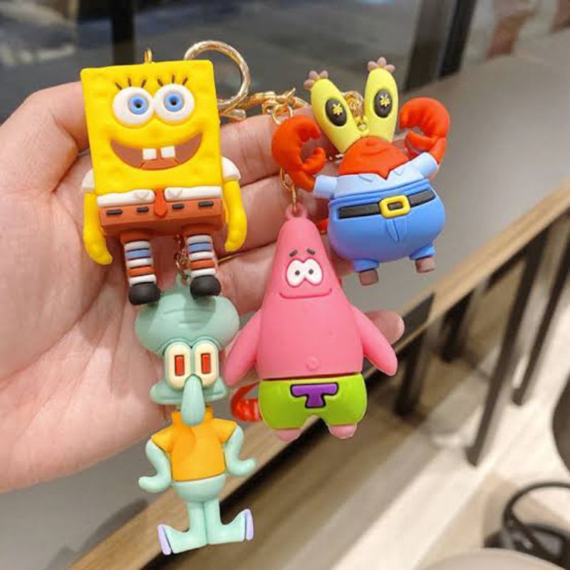 Gantungan Kunci Spongebob Squarepants Lucu Ganci Spongebob