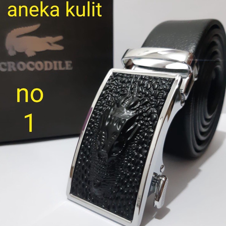 Flash Sale gesper kulit cowok import tali ada resleting d dalam y bs untuk selip uang ato simcart