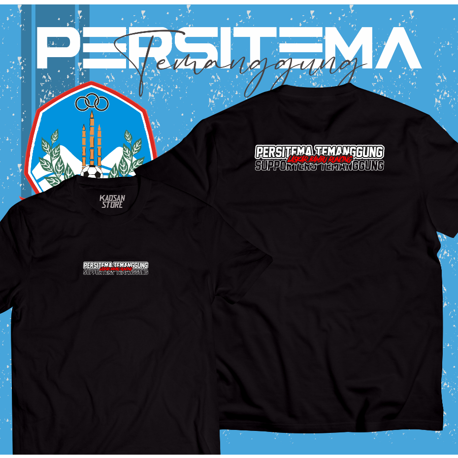 Kaos Persitema Temanggung Tshirt Persitema Supporter Bola Temanggung Laskar Bambu Runcing Football C