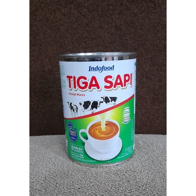 

Tiga Sapi Krimer Susu kental manis SKM 490 gr