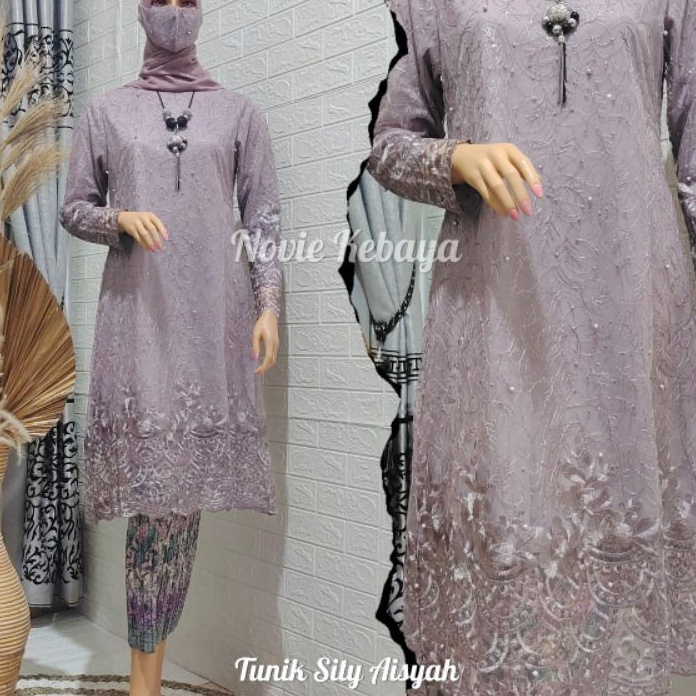 KP8 Tunik Novie  Kebaya Tunik  Kebaya Brukat  Kebaya Wisuda  Kebaya  Kebaya Modern  Tunik