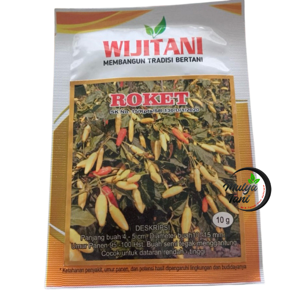 Benih Cabe Roket Wijitani 10gr Original