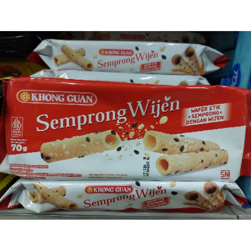 

KZ - khong guan semprong wijen wafer stik semprong dengan wijen 70g