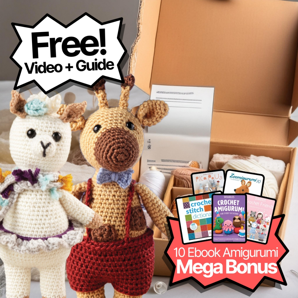 [PROMO] DIY Crochet Pattern Amigurumi Kit | BONEKA RAJUT KELINCI | Do It Yourself Rajut Set | DIY Ga