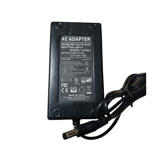 ADAPTOR AC ADAPTER 12V-4A Jack Umum