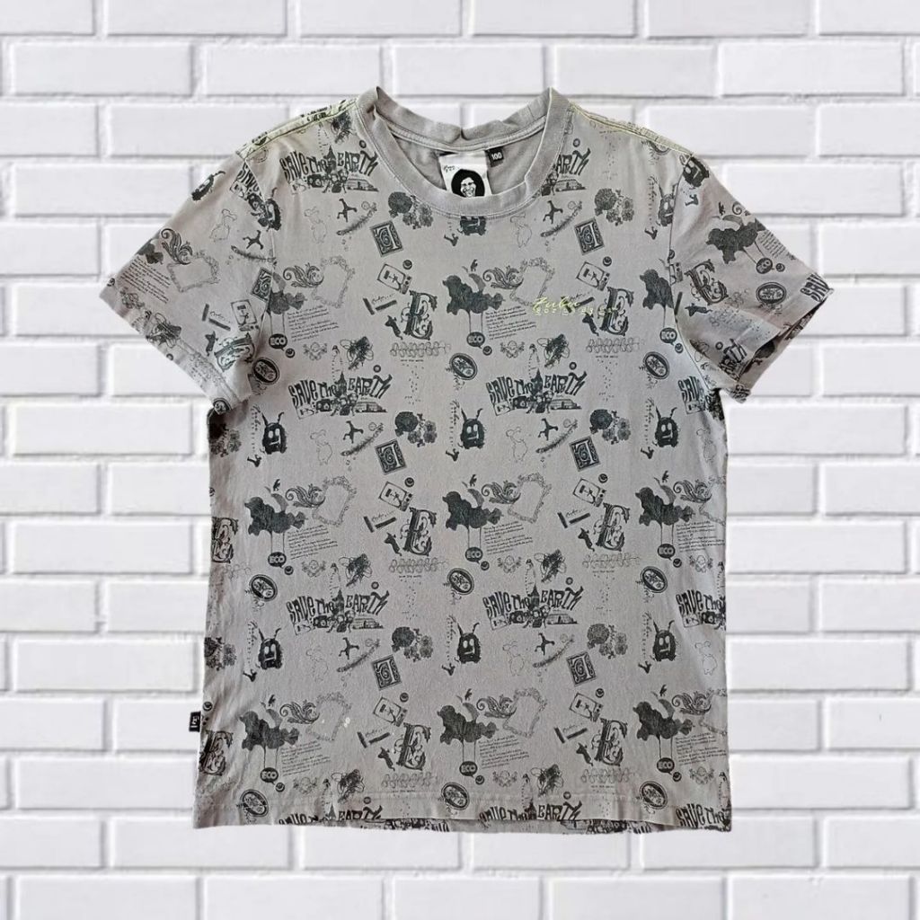KAOS FULLPRINT SAVE THE EARTH, FOR US BY US TAG FUBU, SIZE LWOMAN (SECOND BRANDED) ABU-ABU, TS0321