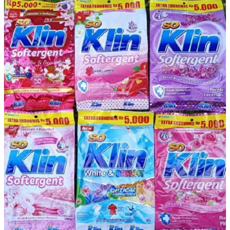 Soklin Bubuk Pencuci Baju 215gr-5000an