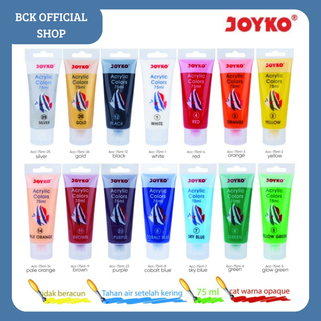 

Cat Akrilik / Acrylic Color ACC-75ml Joyko