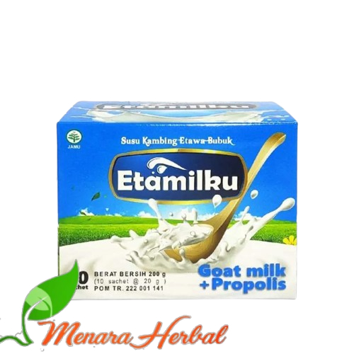 

Etamilku Susu Bubuk Kambing Etawa Dengan Propolis I Etamilku Goat Milk Plus Propolis - Per Box