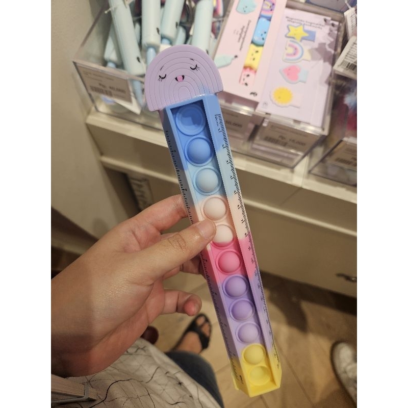 

FLYING TIGER FTC RULER POP IT RAINBOW PENGGARIS PELANGI