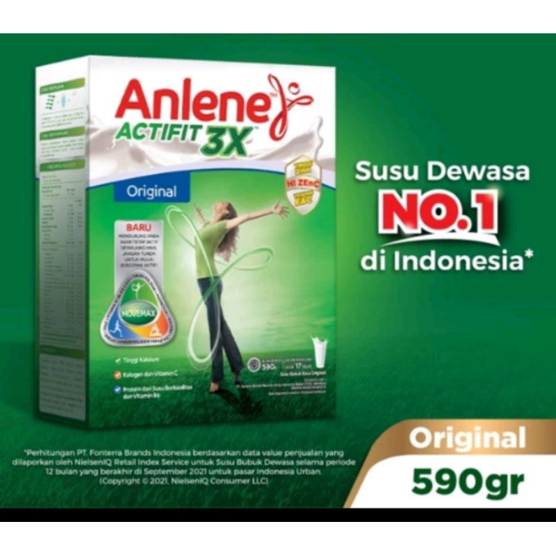 

Anlene actifit 3x Susu bubuk dewasa 240gr/590gr