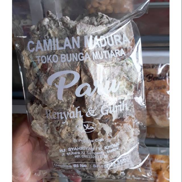 

Kripik Paru cemilan Madura