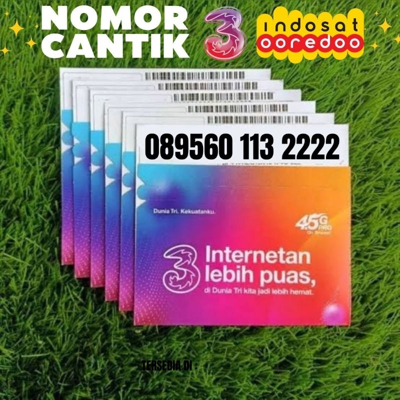 Nomor Cantik Indosat Tri 089560 113 2222