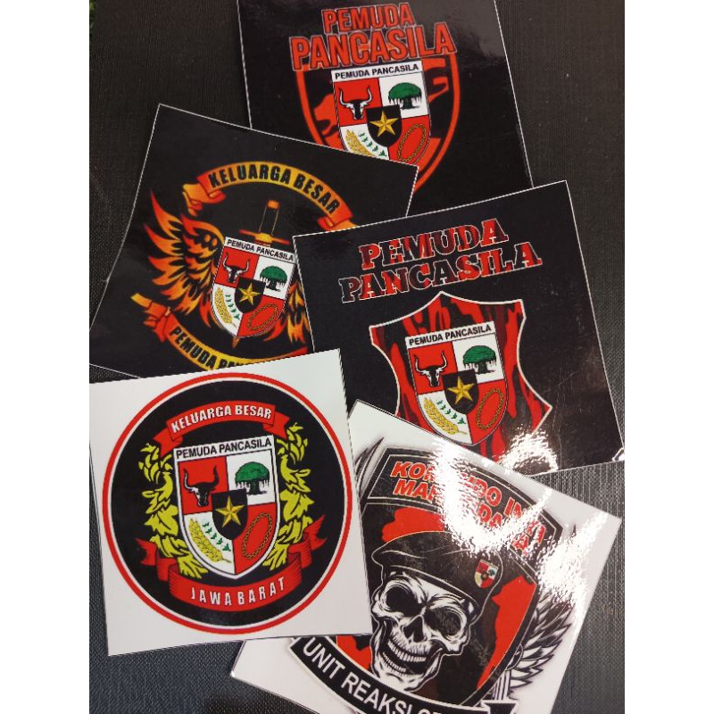 

STIKER PEMUDA PANCASILA LORENG 5 PCS | STIKER PP LAMINASI