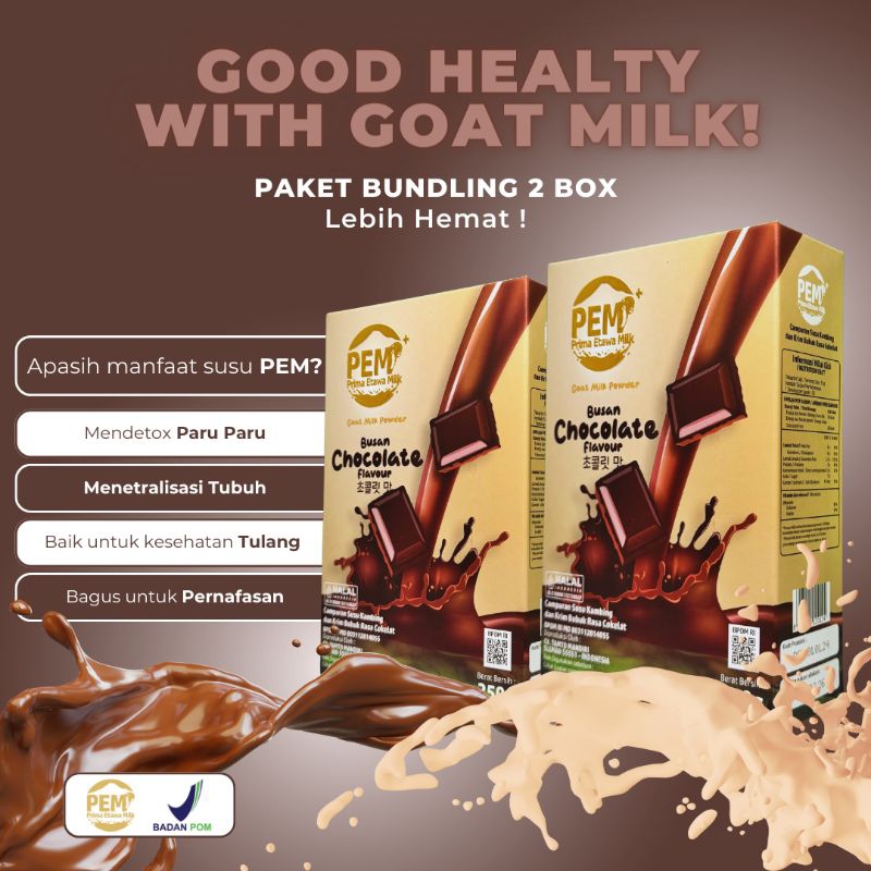 

PAKET 2 BOX!!!! Susu Kambing Prima Etawa Milk - Susu Kambing Sang Juara