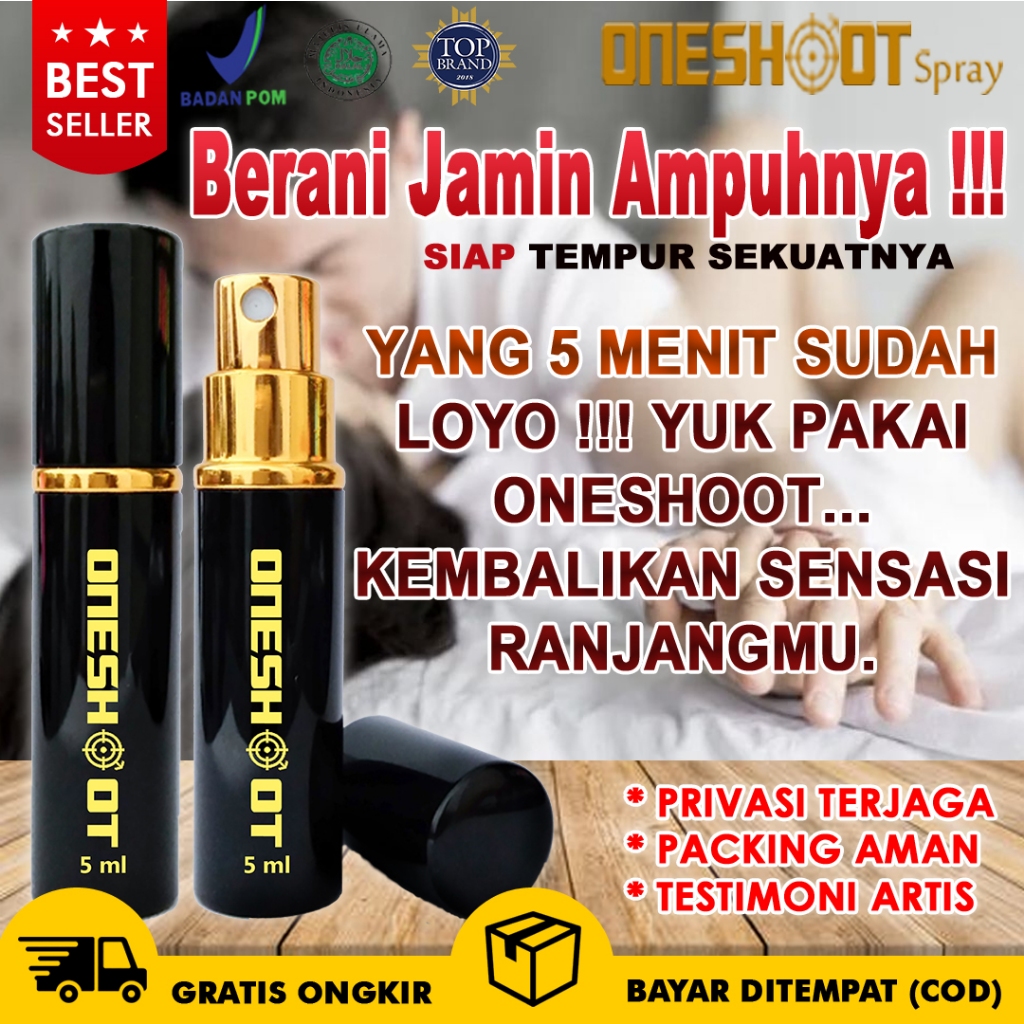 Oneshoot Spray Obat Kuat Tahan Lama Lebih Ampuh Atasi Ejakulasi Dini Paling Ampuh Permanen - Obat He