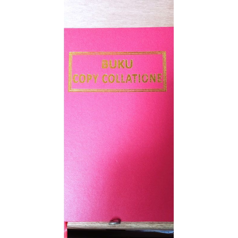 

BUKU COPY COLLATIONE