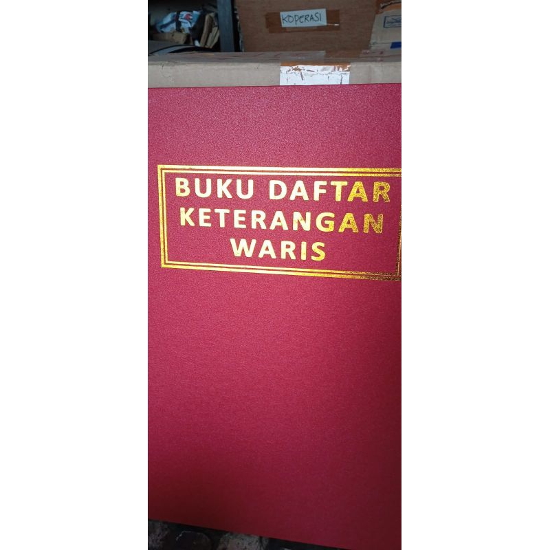 

BUKU DAFTAR KETERANGAN WARIS
