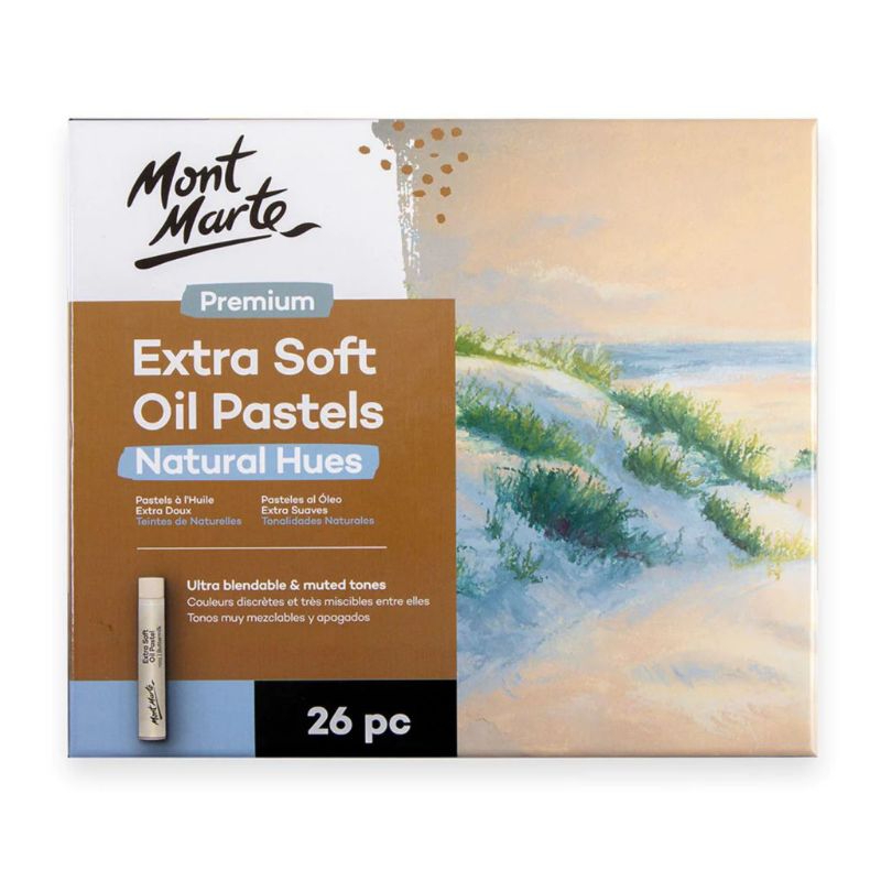 

(IAS) Mont Marte Extra Soft Oil Pastels Natural Hues 26pc 52pc