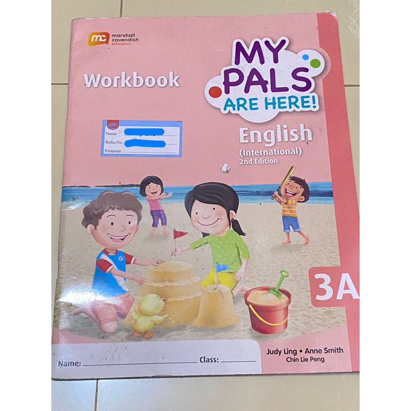 English My Pals 3A Marshall Cavendish Work book kelas 3 SD pernah dipakai