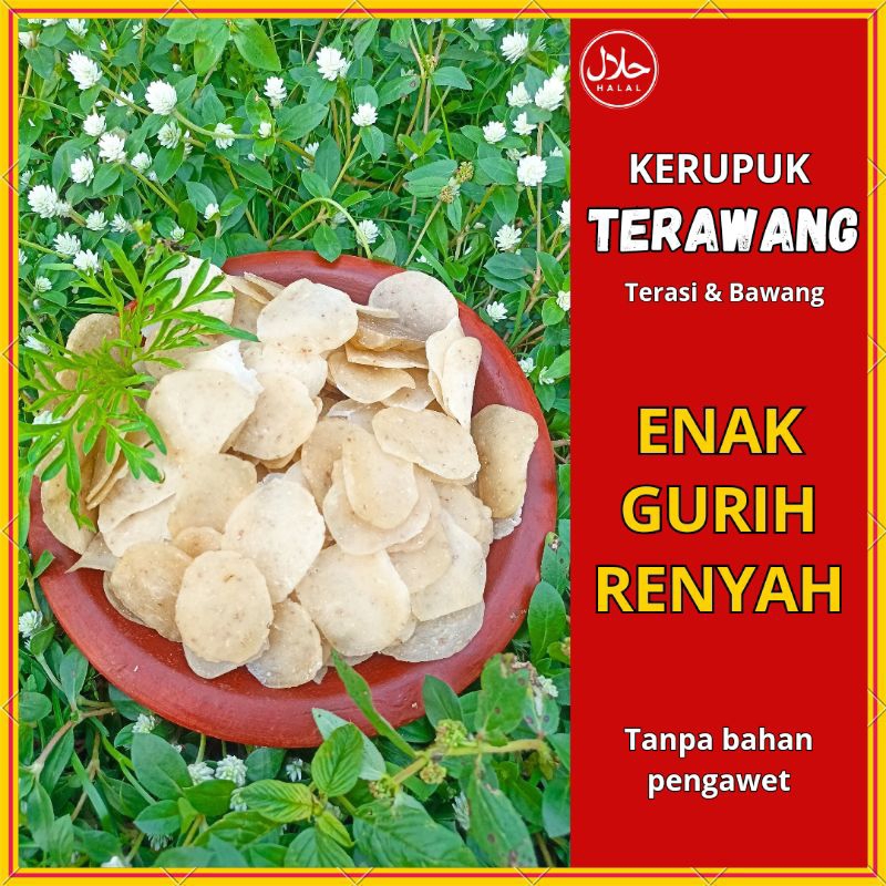 

Kerupuk Terawang (Terasi dan Bawang)